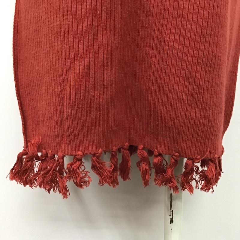 マウジー MOUSSY スカート ロングスカート 010ASH70-0720 FREE 無地 赤 / レッド /  レディース USED 古着 中古 10076655