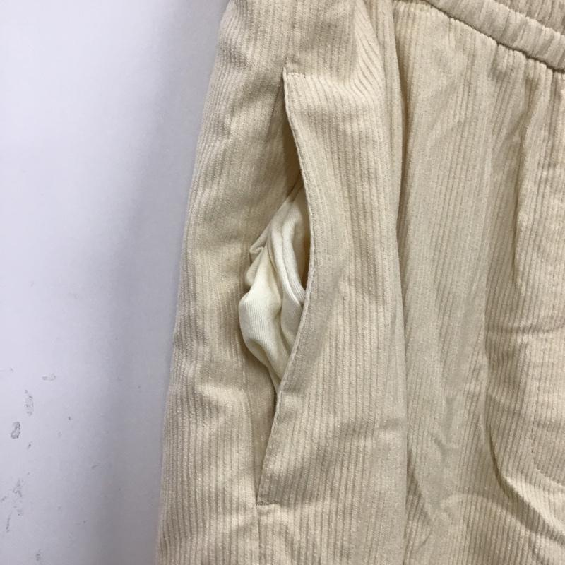 ザラ ZARA ボトムス ボトムス L 無地 オフホワイト / オフホワイト /  レディース USED 古着 中古 10076694