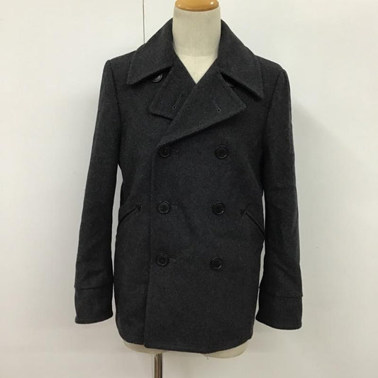 アズールバイマウジー AZUL BY MOUSSY コート ピーコート 2515A230-0010 S 無地 ダークグレー / ダークグレー /  メンズ USED 古着 中古 10076746