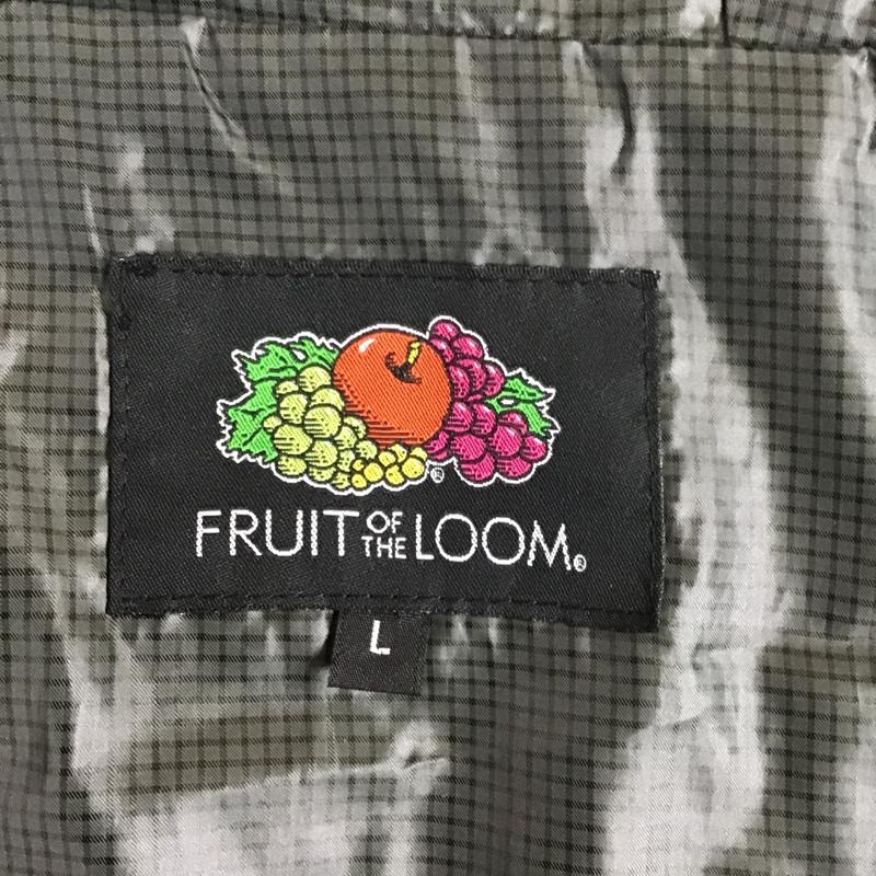 フルーツオブザルーム FRUIT OF THE LOOM ベスト ベスト L ロゴ、文字 黒 / ブラック /  メンズ USED 古着 中古 10076803