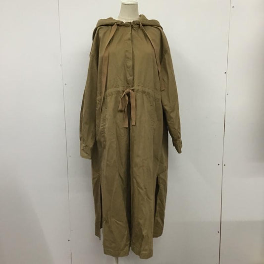 ジーナシス JEANASIS コート コート一般 FREE 無地 茶 / ブラウン /  レディース USED 古着 中古 10076938