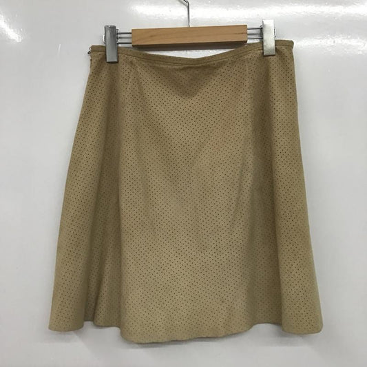 ジルサンダー JIL SANDER スカート ミニスカート 36 無地 ベージュ / ベージュ /  レディース USED 古着 中古 10076997