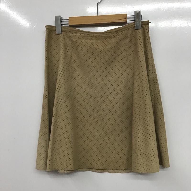 ジルサンダー JIL SANDER スカート ミニスカート 36 無地 ベージュ / ベージュ /  レディース USED 古着 中古 10076997