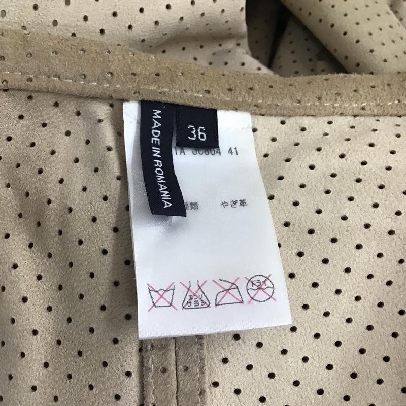 ジルサンダー JIL SANDER スカート ミニスカート 36 無地 ベージュ / ベージュ /  レディース USED 古着 中古 10076997