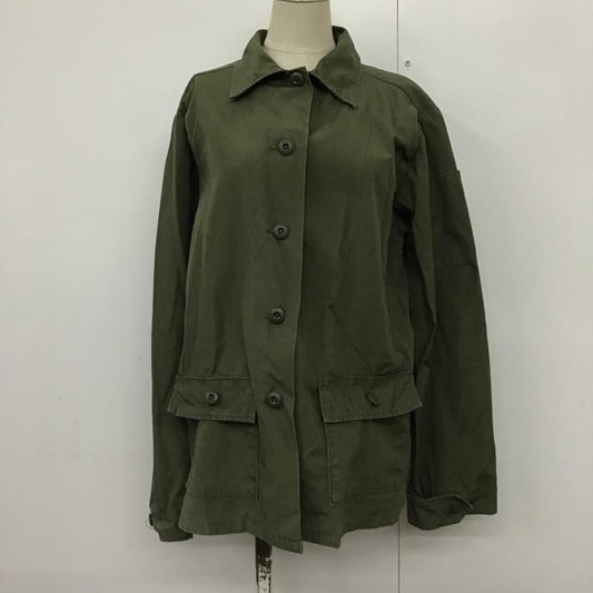 古着 USED シャツ、ブラウス 長袖 ミリタリーシャツ 無地 カーキ / カーキ /  レディース USED 古着 中古 10077037
