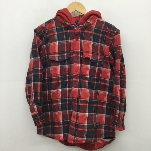 エクストララージ XLARGE シャツ、ブラウス 七分袖 S チェック 赤 / レッド /  メンズ USED 古着 中古 10077116