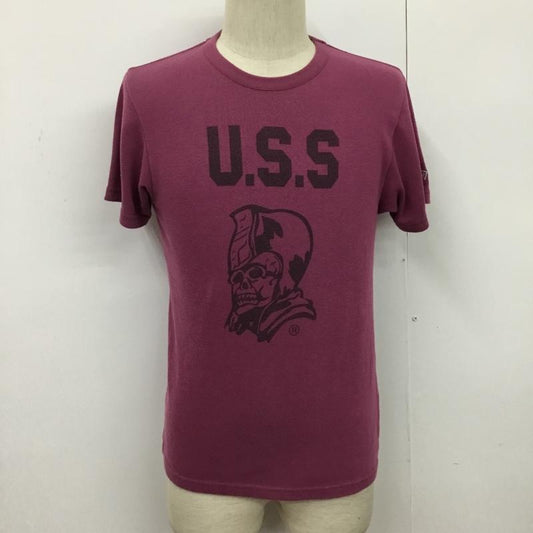 アベイシングエイプ A BATHING APE Tシャツ 半袖 USS S ロゴ、文字 紫 / パープル /  メンズ USED 古着 中古 10077160