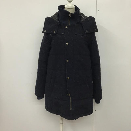 エックスガール X-girl×BURTON コート コート一般 1 無地 紺 / ネイビー /  レディース USED 古着 中古 10077275