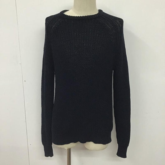 ラッド バイ デミリー LAD BY DEMYLEE ニット、セーター 長袖 M 無地 紺 / ネイビー /  メンズ USED 古着 中古 10077295