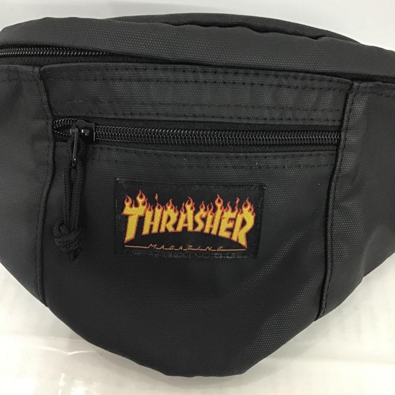 スラッシャー THRASHER ウエストバッグ ウエストバッグ ロゴ、文字 黒 / ブラック /  メンズ USED 古着 中古 10077488