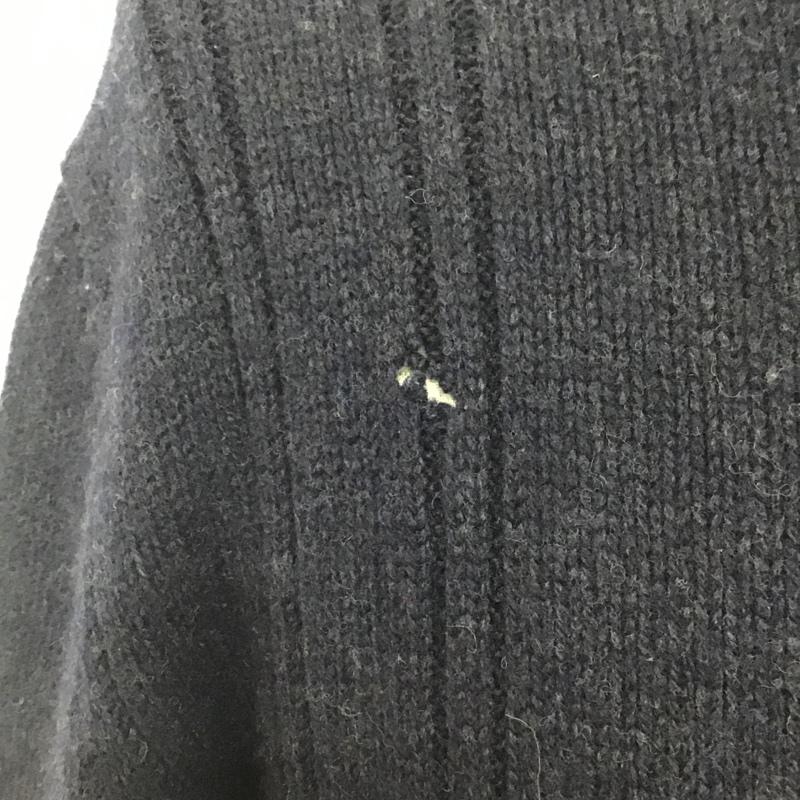 トゥモローランドトリコ TOMORROWLAND tricot ニット、セーター 長袖 51-02-15-02620 ウール ハーフジップ M 無地 紺 / ネイビー /  メンズ USED 古着 中古 10077580