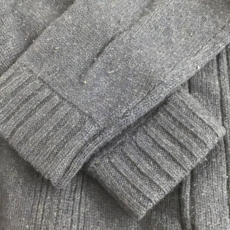 トゥモローランドトリコ TOMORROWLAND tricot ニット、セーター 長袖 51-02-15-02620 ウール ハーフジップ M 無地 紺 / ネイビー /  メンズ USED 古着 中古 10077580