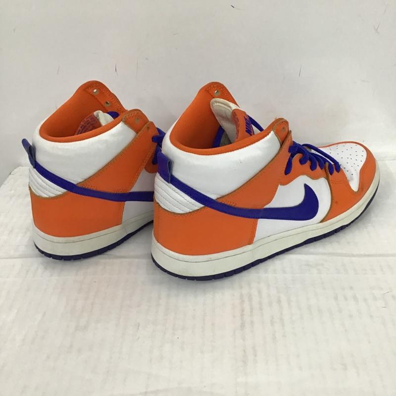 ナイキ NIKE スニーカー スニーカー AH0471-841 SB DUNK HIGH TRD QS 28cm 28.0cm ワンポイント 白 / ホワイト / X 橙 / オレンジ / X 青 / ブルー /  メンズ USED 古着 中古 10077763