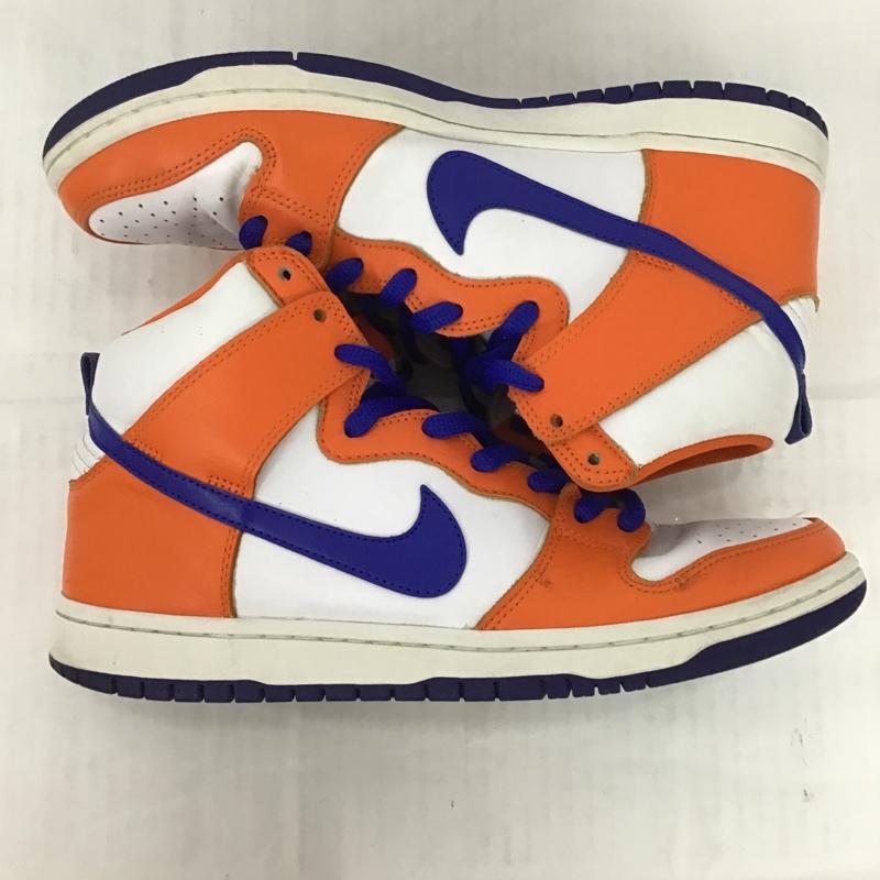 ナイキ NIKE スニーカー スニーカー AH0471-841 SB DUNK HIGH TRD QS 28cm 28.0cm ワンポイント 白 / ホワイト / X 橙 / オレンジ / X 青 / ブルー /  メンズ USED 古着 中古 10077763