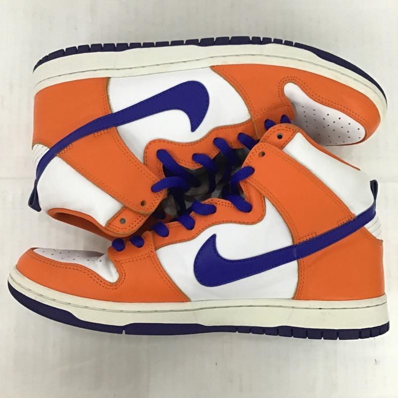 ナイキ NIKE スニーカー スニーカー AH0471-841 SB DUNK HIGH TRD QS 28cm 28.0cm ワンポイント 白 / ホワイト / X 橙 / オレンジ / X 青 / ブルー /  メンズ USED 古着 中古 10077763