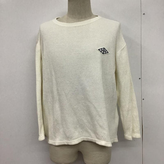 ハリウッドランチマーケット HOLLYWOOD RANCH MARKET Tシャツ 長袖 1 無地 白 / ホワイト /  メンズ USED 古着 中古 10077941