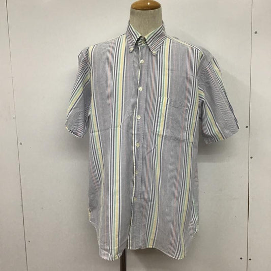 マックレガー McGREGOR シャツ、ブラウス 半袖 ボタンダウンシャツ L ストライプ マルチカラー / マルチカラー /  メンズ USED 古着 中古 10077943