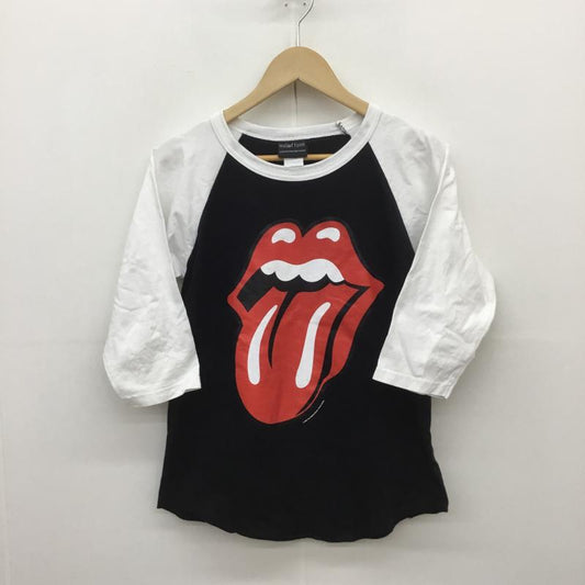 ユーズドクロージング used clothes Tシャツ 七分袖 Wall of Fame Rolling Stones 2004年 コピーライト 00s M ロゴ、文字 黒 / ブラック /  メンズ USED 古着 中古 10077980