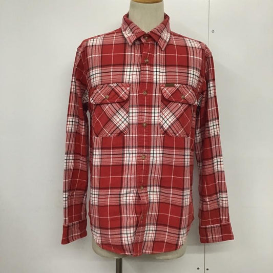 カーハート Carhartt シャツ、ブラウス 長袖 E721-1806 ワークシャツ M チェック 赤 / レッド / X 白 / ホワイト / X 黒 / ブラック /  メンズ USED 古着 中古 10078066