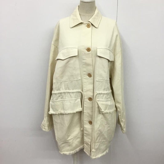 ザラ ZARA ジャケット、上着 ジャケット、ブレザー S 無地 オフホワイト / オフホワイト /  レディース USED 古着 中古 10078131