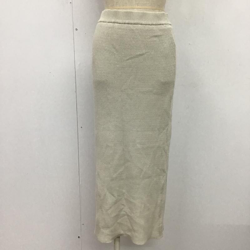 ジーナシス JEANASIS スカート ロングスカート タグ付 JS050298SB ハニカムペンシルSK FREE 無地 マルチカラー / マルチカラー /  レディース USED 古着 中古 10078260