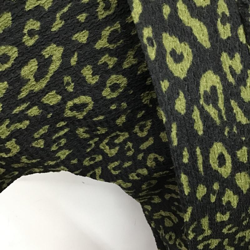 ザラ ZARA ワンピース ひざ丈スカート 4215 402 031 M ヒョウ柄・レオパード柄 黒 / ブラック / X カーキ / カーキ /  レディース USED 古着 中古 10078310