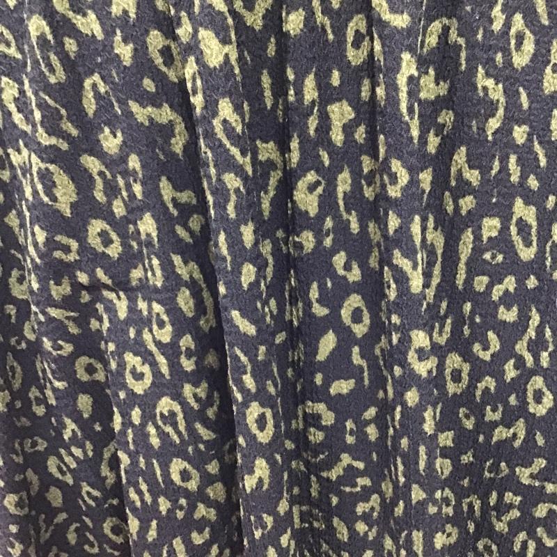 ザラ ZARA ワンピース ひざ丈スカート 4215 402 031 M ヒョウ柄・レオパード柄 黒 / ブラック / X カーキ / カーキ /  レディース USED 古着 中古 10078310
