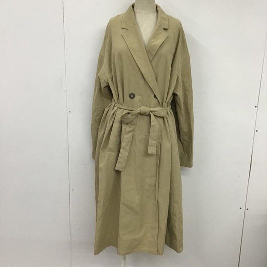 エヘカソポ ehka sopo コート トレンチコート FLD-1302317 M 無地 ベージュ / ベージュ /  レディース USED 古着 中古 10078407