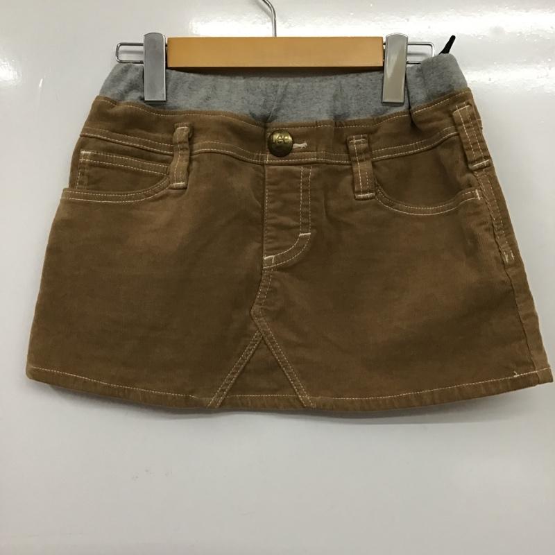 リー Lee スカート ひざ丈スカート A6802R 160cm 160cm 無地 茶 / ブラウン /  ガールズ USED 古着 中古 10078445