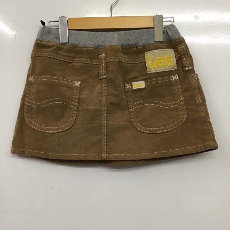 リー Lee スカート ひざ丈スカート A6802R 160cm 160cm 無地 茶 / ブラウン /  ガールズ USED 古着 中古 10078445