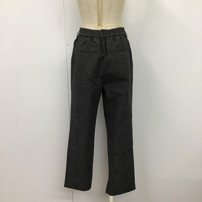 ローリーズファーム LOWRYS FARM パンツ スラックス M 総柄 チャコールグレー / チャコールグレー /  レディース USED 古着 中古 10078465
