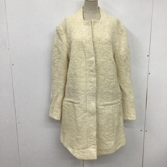 ザラベーシック ZARA BASIC コート コート一般 7807 291 712 ノーカラー L 無地 アイボリー / アイボリー /  レディース USED 古着 中古 10078565
