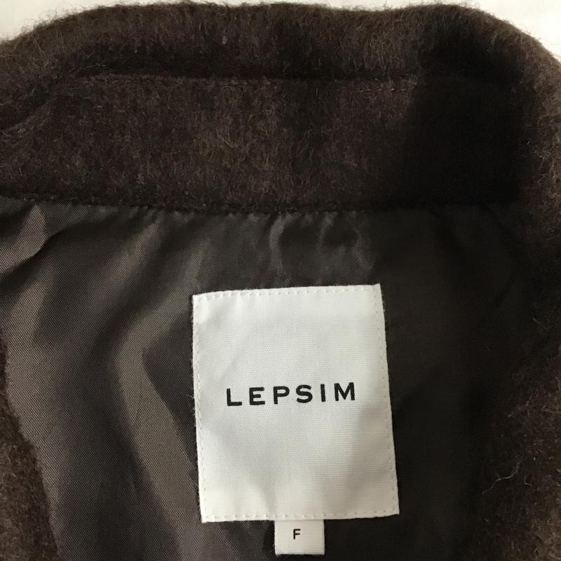 レプシィム LEPSIM ジャケット、上着 ジャケット、ブレザー LP070427MC シャギーCPOジャケット FREE 無地 ダークブラウン / ダークブラウン /  レディース USED 古着 中古 10078611