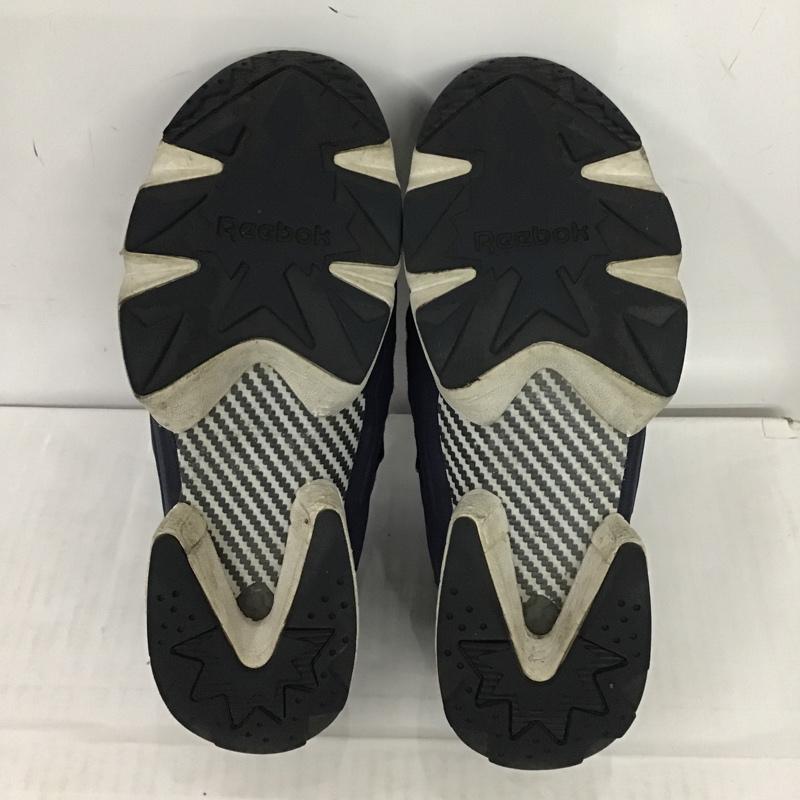 リーボック Reebok スニーカー スニーカー ポンプフューリー 27cm 27.0cm ロゴ、文字 紺 / ネイビー / X 白 / ホワイト /  メンズ USED 古着 中古 10078624