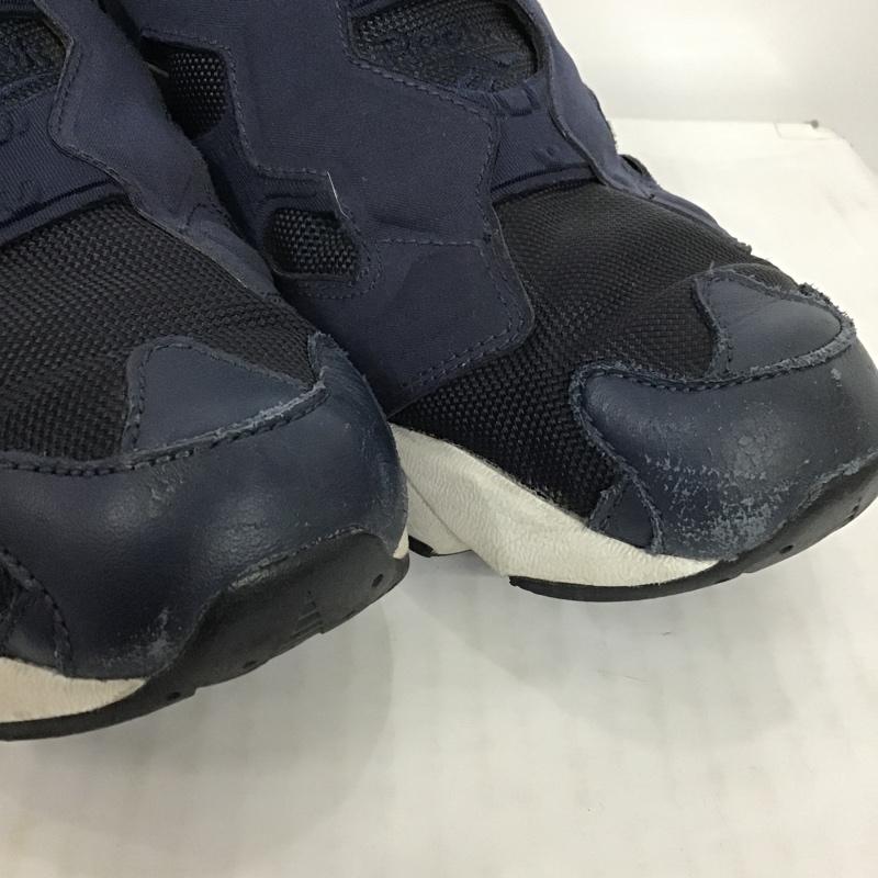 リーボック Reebok スニーカー スニーカー ポンプフューリー 27cm 27.0cm ロゴ、文字 紺 / ネイビー / X 白 / ホワイト /  メンズ USED 古着 中古 10078624