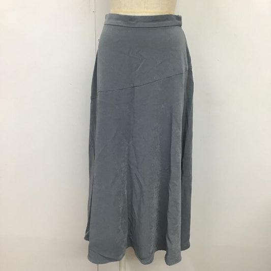 ロペピクニック ROPE' PICNIC スカート ロングスカート フレアスカート タグ付 36 無地 水色 / ライトブルー /  レディース USED 古着 中古 10078644