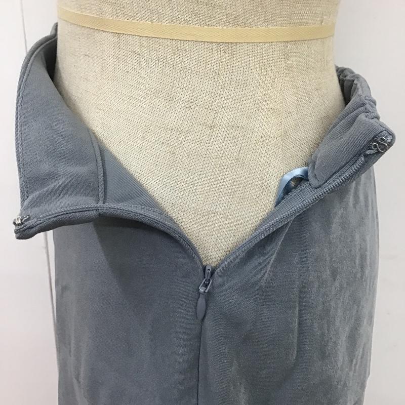 ロペピクニック ROPE' PICNIC スカート ロングスカート フレアスカート タグ付 36 無地 水色 / ライトブルー /  レディース USED 古着 中古 10078644