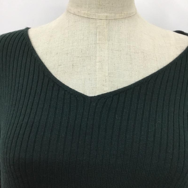 アーバンリサーチ URBAN RESEARCH ワンピース ロングスカート WH87-26N012 ニットワンピース FREE 無地 緑 / グリーン /  レディース USED 古着 中古 10078756