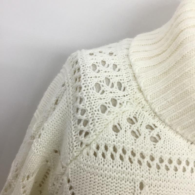 ロデオクラウンズ Rodeo Crowns ワンピース ロングスカート 4209AZ73-0680 ニットスカート FREE 無地 白 / ホワイト /  レディース USED 古着 中古 10078760