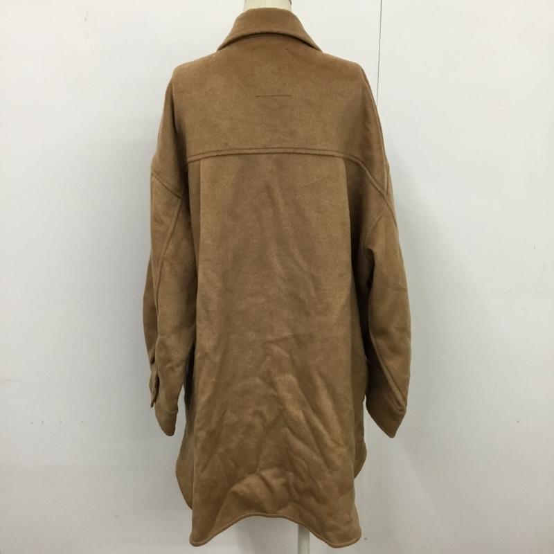 ダブルクローゼット w closet ジャケット、上着 ジャケット、ブレザー 313726 ウール混厚手シャギーBIGシャツはおり タグ付き FREE 無地 ベージュ / ベージュ /  レディース USED 古着 中古 10078824