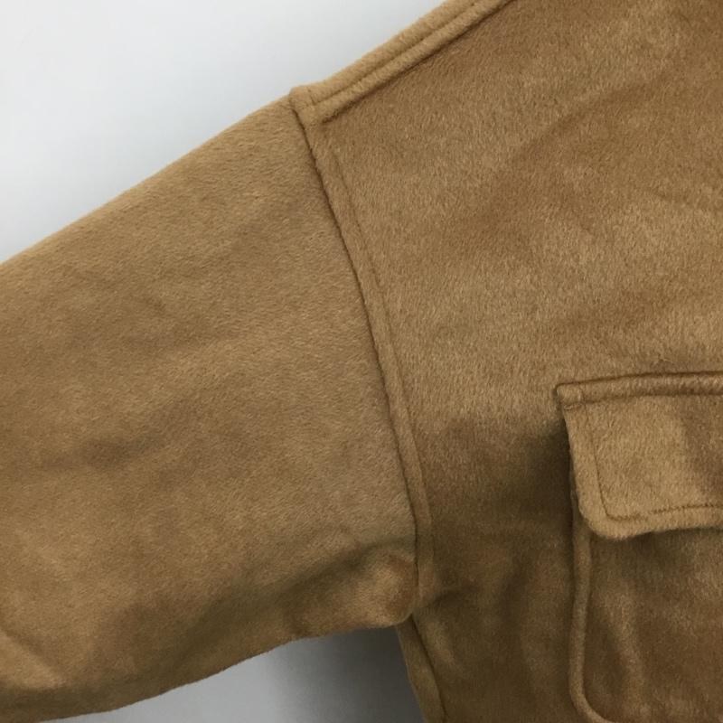 ダブルクローゼット w closet ジャケット、上着 ジャケット、ブレザー 313726 ウール混厚手シャギーBIGシャツはおり タグ付き FREE 無地 ベージュ / ベージュ /  レディース USED 古着 中古 10078824