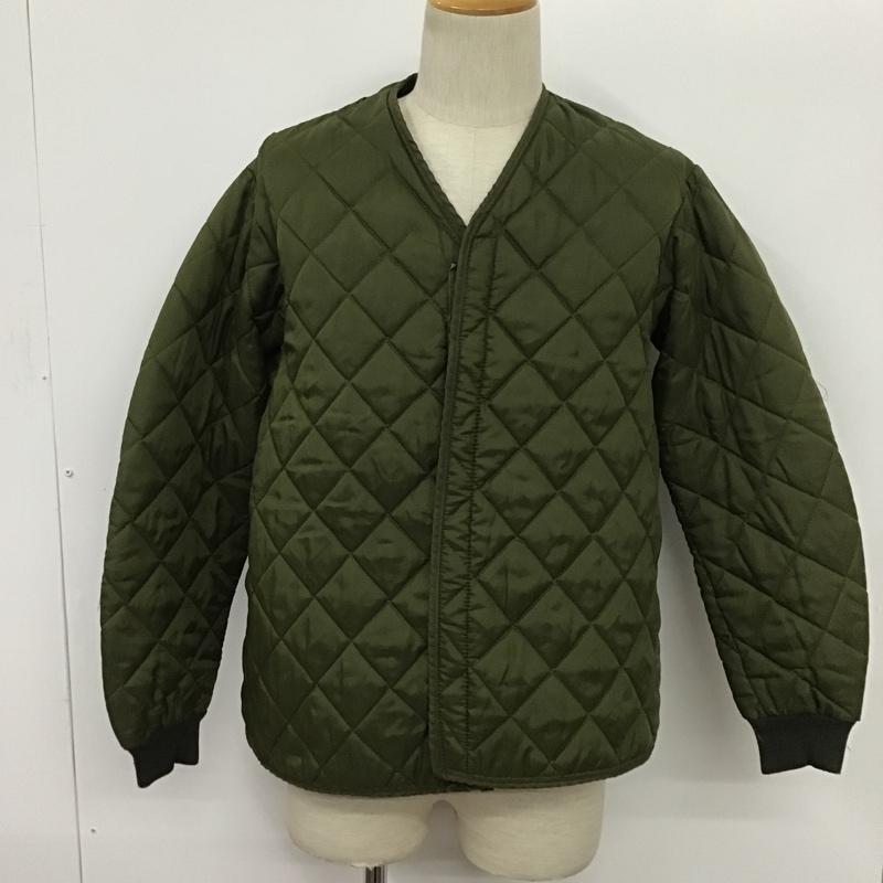 古着 USED ジャケット、上着 ジャンパー、ブルゾン ミリタリージャケット キルティング 無地 カーキ / カーキ /  メンズ USED 古着 中古 10078848