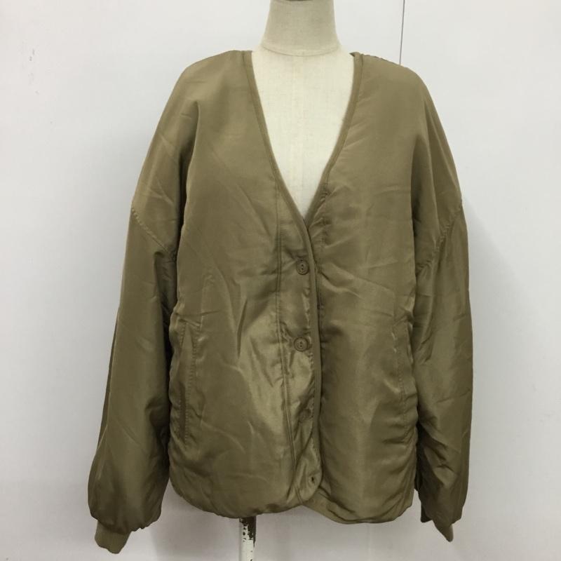 コトリカ COTORICA. ジャケット、上着 ジャンパー、ブルゾン リバーシブル アウター タグ付 L  ベージュ / ベージュ /  レディース USED 古着 中古 10078919