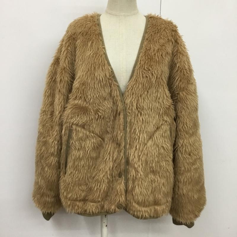 コトリカ COTORICA. ジャケット、上着 ジャンパー、ブルゾン リバーシブル アウター タグ付 L  ベージュ / ベージュ /  レディース USED 古着 中古 10078919