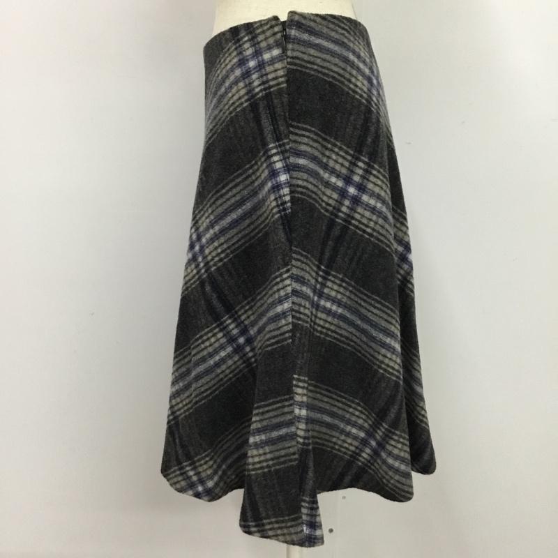 ナチュラルビューティーベーシック NATURAL BEAUTY BASIC スカート ミニスカート M チェック マルチカラー / マルチカラー /  レディース USED 古着 中古 10078928