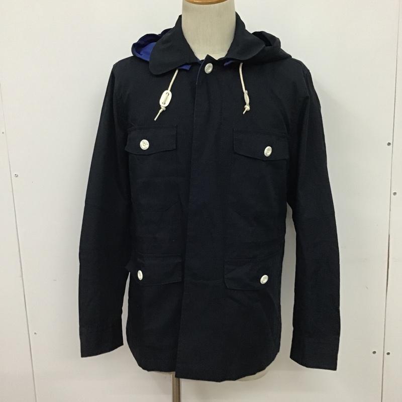 エフエイティー FAT ジャケット、上着 ジャンパー、ブルゾン L 無地 紺 / ネイビー /  メンズ USED 古着 中古 10078961