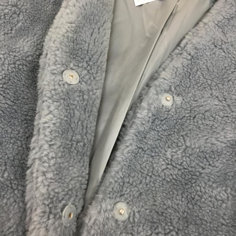 アズールバイマウジー AZUL BY MOUSSY コート コート一般 ボアコート S 水色 / ライトブルー /  レディース USED 古着 中古 10079095