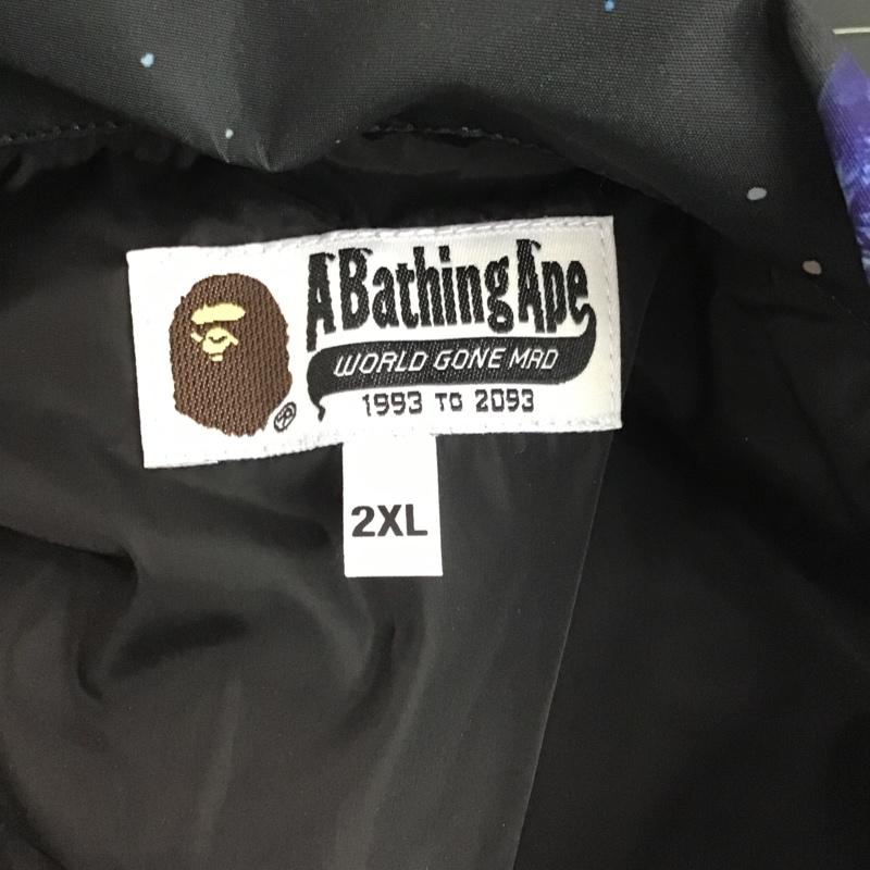 アベイシングエイプ A BATHING APE ジャケット、上着 ジャンパー、ブルゾン コーチジャケット GALAXY XXL 総柄 マルチカラー / マルチカラー /  メンズ USED 古着 中古 10079113