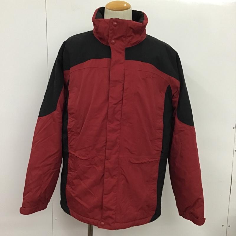 エルエルビーン L.L.Bean ジャケット、上着 ジャンパー、ブルゾン L 無地 黒 / ブラック / X 赤 / レッド /  メンズ USED 古着 中古 10079188