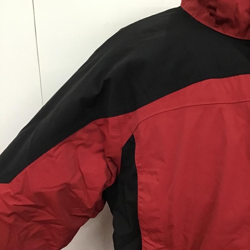 エルエルビーン L.L.Bean ジャケット、上着 ジャンパー、ブルゾン L 無地 黒 / ブラック / X 赤 / レッド /  メンズ USED 古着 中古 10079188